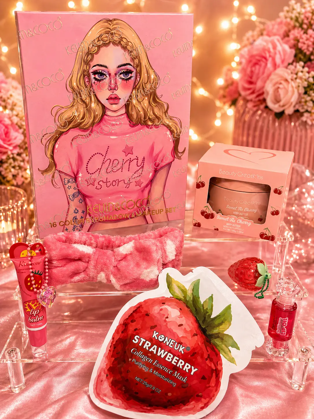 Pack Beauty Cherry Glow MakeUp set
