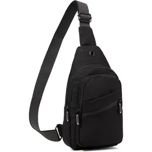 Crossbody Small Sling Bag Sling Backpack for Women Men, Chest Daypack Crossbody Backpack Travel Sports Hiking