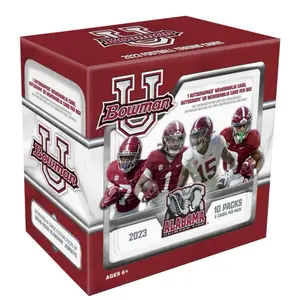 2023 Bowman U University Alabama Crimson Tide Football Factory Sealed Hobby Box