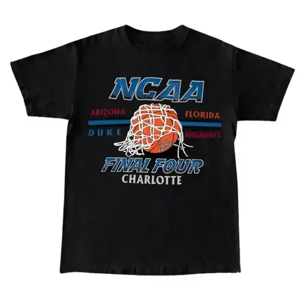 [100% cotton]Retro 1994 Final Four Basketball T-Shirt – Vintage College Basketball Graphic Tee, Retro Sports Fan Shirt, Classic 90s Tournament Style