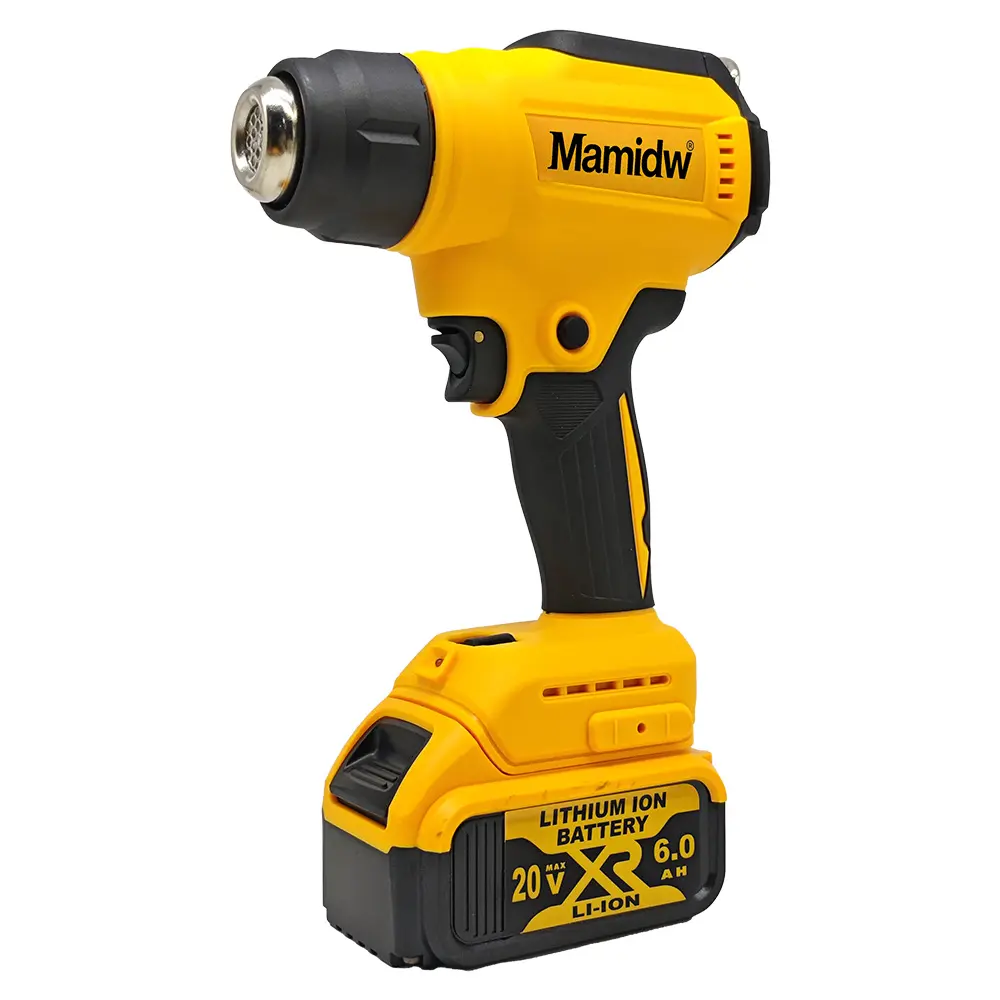 Cordless Hot Air Gun (No Battery) - Compatible with DeWalt 20V MAX Batteries, Dual Heat Settings (30°C–400°C), Ceramic Heating Core, Ergonomic Design for DIY, Automotive Repairs, Home Improvement Projects, Diy & Repair