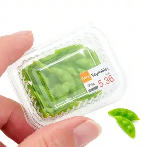 Miniature Vegetable Fruit Dollhouse Food Model, 1/6 & 1/12 Scale, Realistic Fresh Produce, Grocery Shopping, Kitchen Scene Decoration