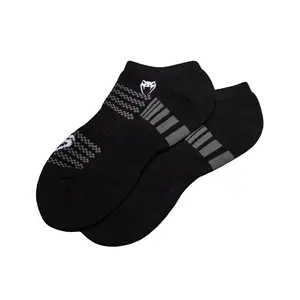 Venum Vector No-Show Socks - Black/Grey