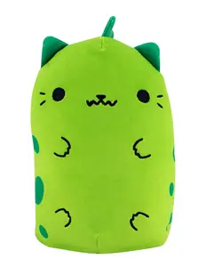 Cats vs Pickles 8" Jumbo Plushies - Meet Catzilla, the Awesome Green Dino Cat!