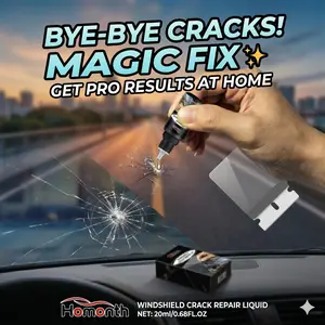 Say Bye-Bye to Cracks! Magic Windshield Repair AgentWindshield Repair Fluid – Automotive Glass Cleaning Crack Repair Agent