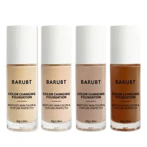 Color Changing Foundation Makeup SPF 15 | Self-Adjusting Color Changing Foundation & Color Corrector | Lightweight Buildable Coverage for All Skin Types (30ml/pag)