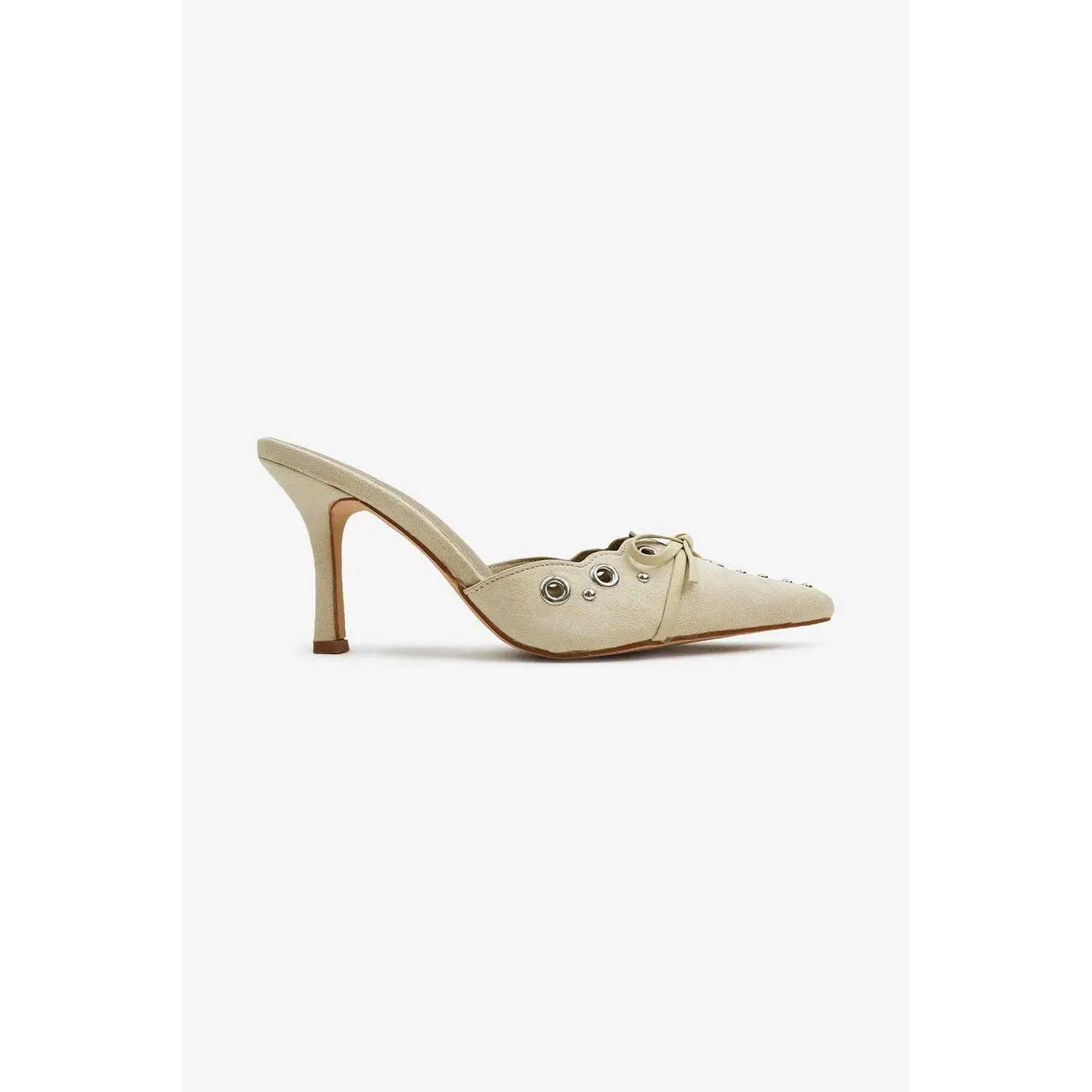 Starlight Bow Pointed Toe Heels
