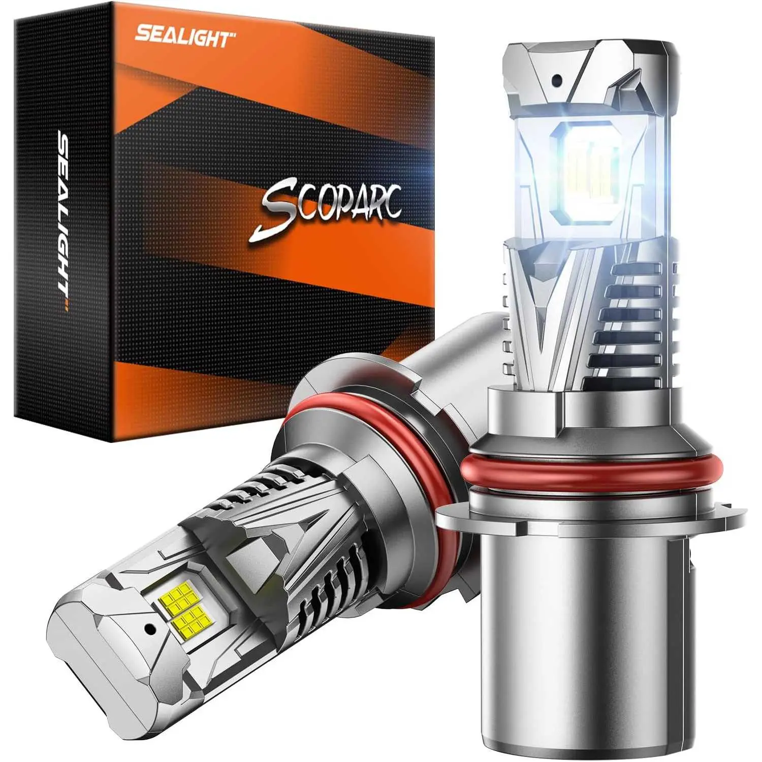 1998 Volkswagen Golf 9004/HB1 130W 6500K White IP68 LED Headlight Bulbs 2PCS SEALIGHT S7S