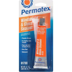 Permatex Flowable Silicone Windshield and Glass Sealer, 1.5 oz.