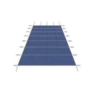 Navy blue-18*34 feet Pool Safety Cover For Inground Rectangle Swimming Pool