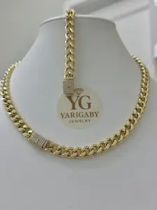 Yarigaby Jewelry Set M Pulcera 7in y Medio Choker 17in Gold Plated Chain Necklace for Women