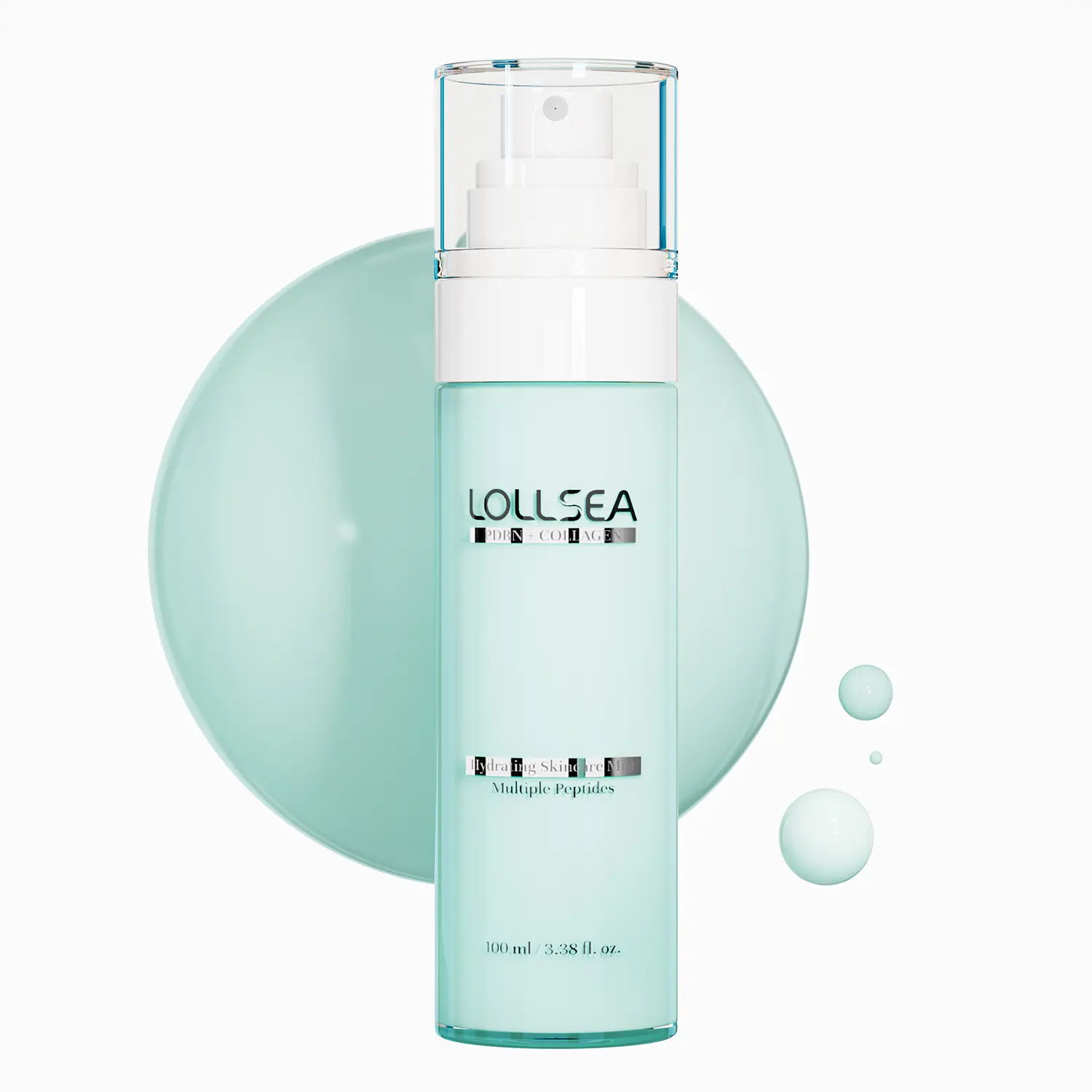 LOLLSEA PDRN Collagen Hydrating Skincare Mist (100ml) | 2-in-1 Lotion & Micron Mist Spray | Barrier Repair, Anti-Aging & Glass Skin Glow