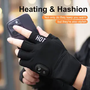 Heated Gloves Warm Gloves for Cycling, Motorbike Gloves, Thermal Hand Warmer, Winter Riding Essentials, Comfortable and Durable, Perfect for Cold Weather