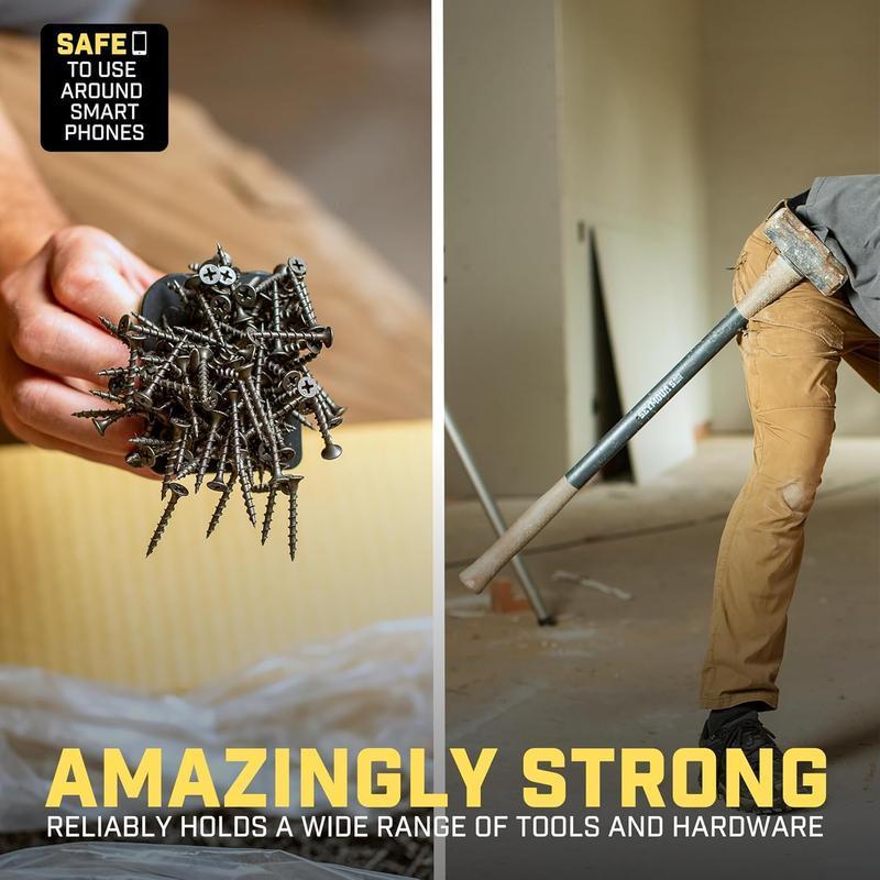 Magnetic tool holder - strong clip-in belt magnetic leather case