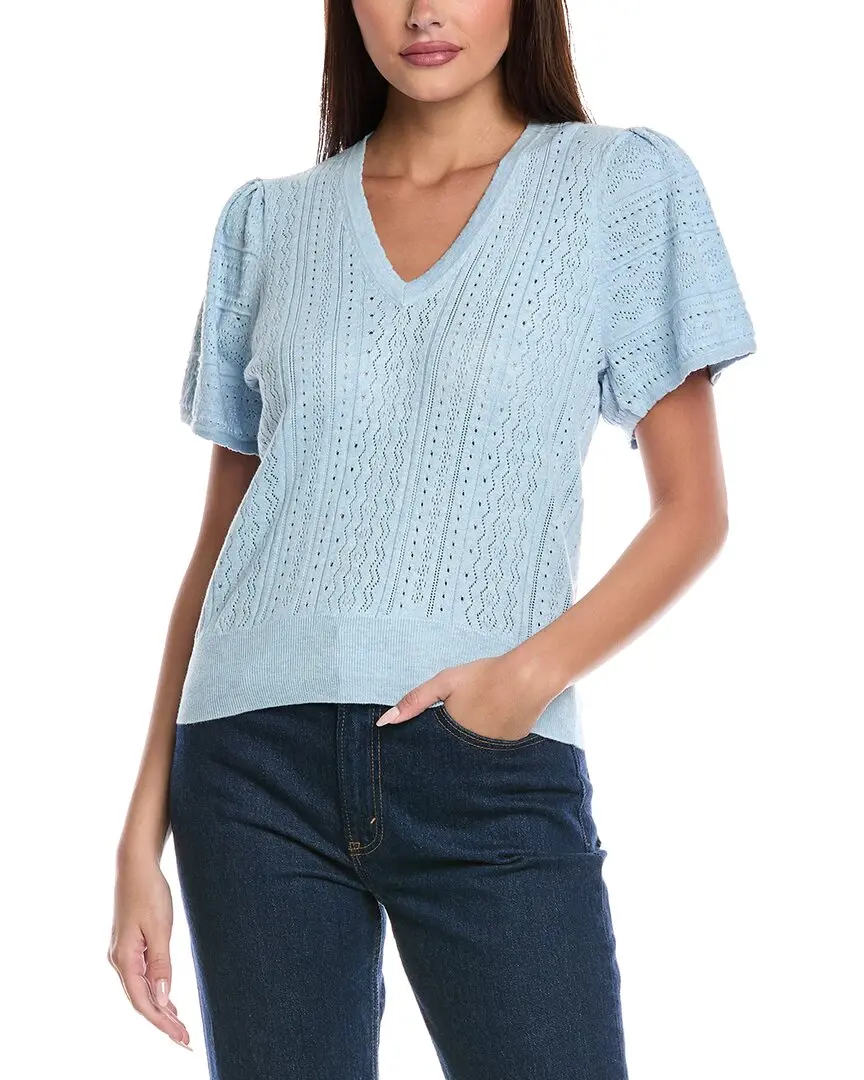 &Isla Madison Pointelle Top