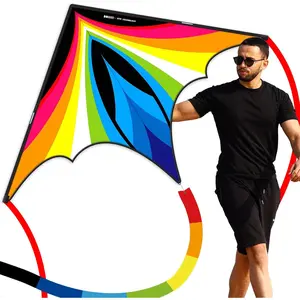 Triangular-Shaped Kite - Easy to Control, with an Eye-catching Design, it is Perfect for Outdoor Entertainment and Suitable for Beginners to use.7
