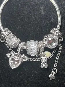 trendy charm pendant bracelets, gift, fashion accessories, rhinestones, jewelry