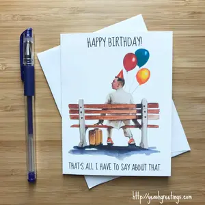 Funny Tom Hanks Birthday Card, Funny Birthday Card, Cute Birthday Gift, Happy Birthday, Birthday Card for Best Friend, Birthday Him