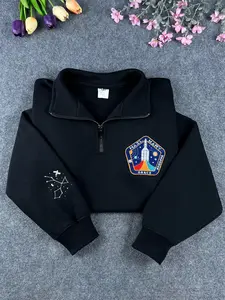 Embroidered Project Hail Mary Grace Quarter Zip Sweatshirt – Sci Fi Space Pullover, Amaze Amaze Amaze Sweater, Astronomy Fan Gift