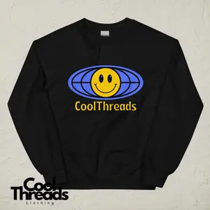 CoolThreads smiley face Unisex Sweatshirt