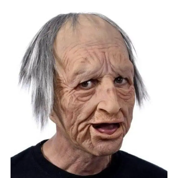 HighQualityCreepyOldManLatexMask-RealisticWrinkleDetails,WhiteBeard,andBareheadedDesignforSpookyHalloweenMasqueradeandRolePlay-High-QualityHeadgearforAdultsAccessories HighQualityCreepyOldManLatexMask-RealisticWrinkleDetails,WhiteBeard,andBareheadedDesignforSpookyHalloweenMasqueradeandRolePlay-High-QualityHeadgearforAdultsAccessories