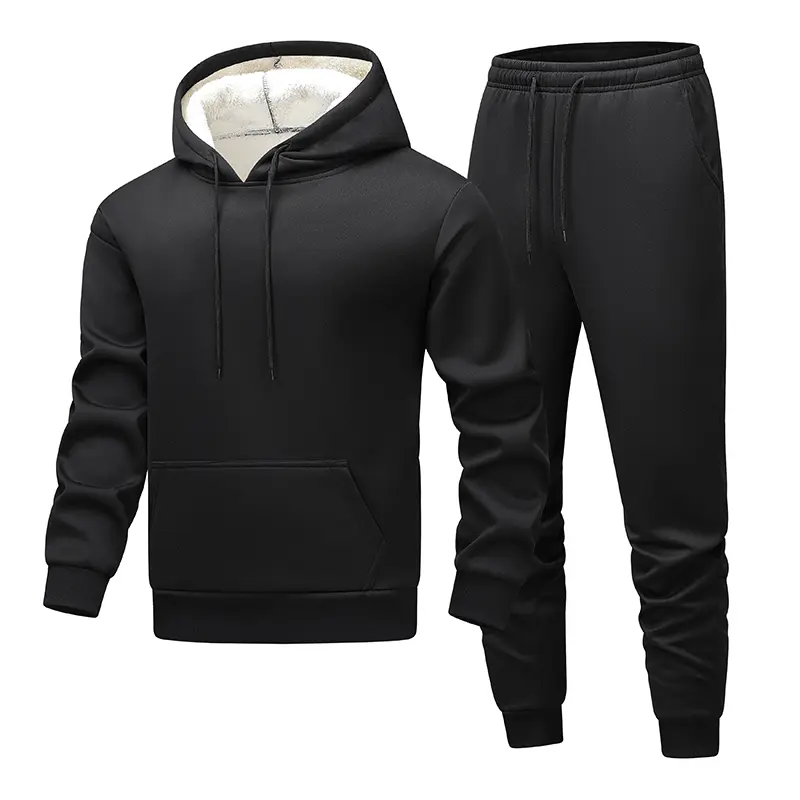 Men's & Women's Fleece Lined Casual Sports Set Trendy Fall/Winter Warm Cozy Activewear for Workouts Lounging Everyday Outings Sporty Style Outfits Yoga Gym Outfits i am gia track set tracksuits for men tracksuits Athleisure Wear Set