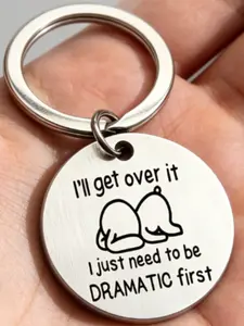 Stainless Steel Keychain, Perfect Gift for Friends, Birthday, Fun Present, Exclusive Accessory for Keychain Enthusiasts