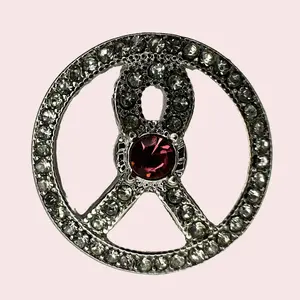 The SnapBliss Breast Cancer Snap Charm, A Unique Snap-On Addition to your Tumbler's (or Any Drinkware's) SnapBliss Cup Bracelet.