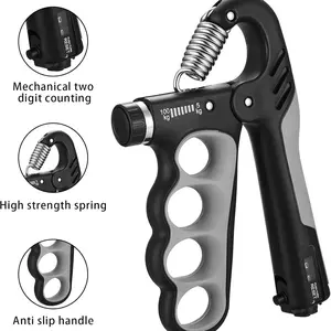 Hand Grips Strengthener, 5-100 Kg Adjustable Hand Gripper Strengthener, Forearm Strengthener Workout Kit