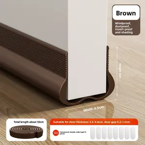 Silent Noise-reducing PVC Door Seal Strip, 1 Count Snap-in Bottom Void Blocker, Draft Stopper for Windproof, Air-conditioned Rooms & Bedrooms, Door Hardware