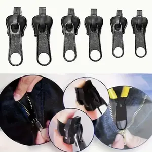 Universal Zipper Replacement Set, Instant Replace Buckle Button Hook, Easy Installation, Clothing and Luggage Repair, Travel Essential
