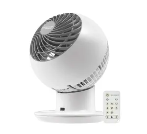 Woozoo 5-Speed Globe Fan with Energy Efficient Motor and Remote Control for Home and Office Use - Compact Size & Globe Design