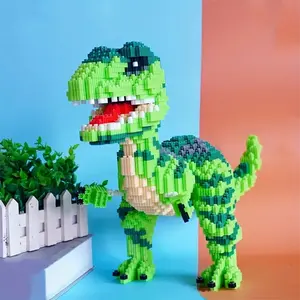 4500-Piece Dinosaur Building Block Set, Animal Series Construction Kit, Creative DIY Puzzle Model, Challenge Assembly, Perfect Gift, Building Blocks Set