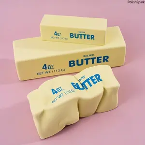 Butter Squishy Toy Super Soft Slow Rising Stress Relief Fidget for Kids Adults 3 Sizes Large Medium Small Non Toxic BPA Free PU Material