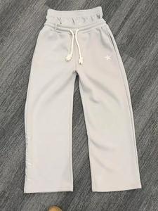 Trending 2025 Baggy Double Waist Sweatpants - High Waisted Sweatpants Workout Active Joggers Pants