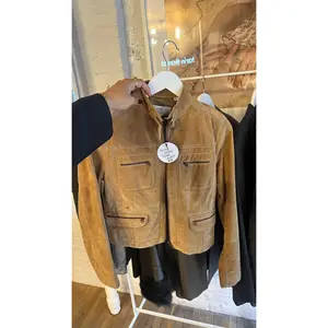 Vintage DKNY Camel Suede Jacket