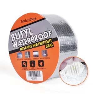Butyl Tape  Sealing Tape  Foil Tape, for RV Repair, Window, , Glass & EDPM Roof Leak Patching, Boat and Pipe Sealing, , 2inch x16feet