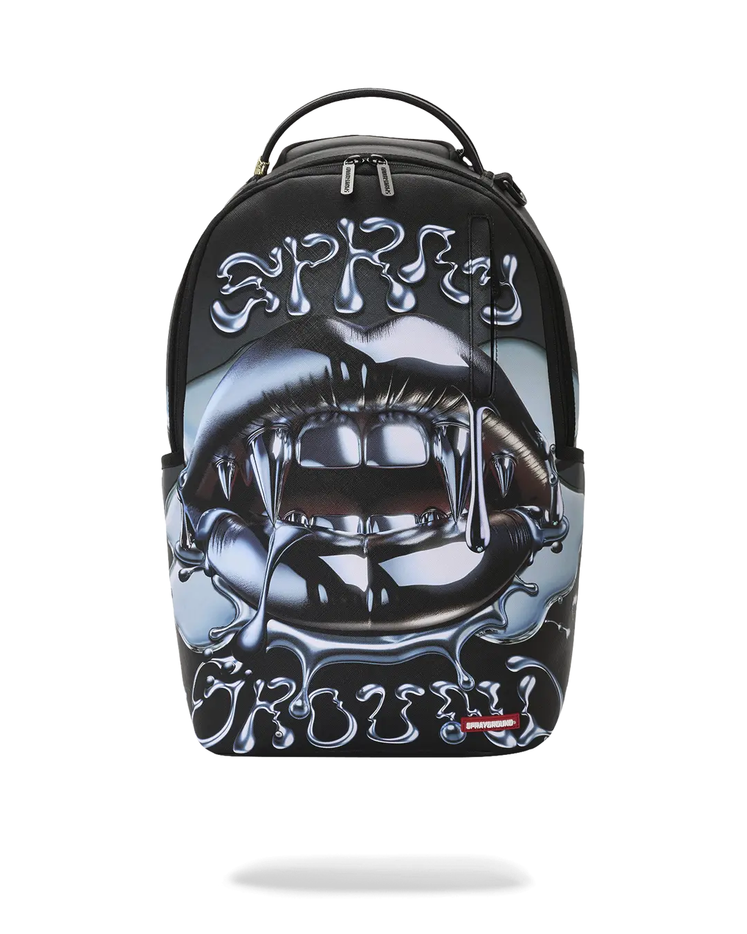 SPRAYGROUND FATAL ATTRACTION CHROME LIPS SINK SHIPS BACKPACK