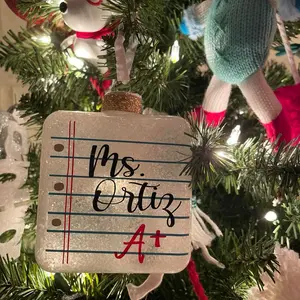 Teacher Gifts- Personalized Ornament