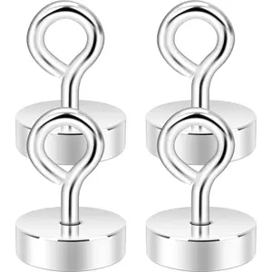 Eyeblot Hooks, 40lb Heavy Duty Extra   Hook with Eye Bolt for Cruise Cabin, Eyelet Hanger for , Cruise Essentials Hook(, 4 Pack)