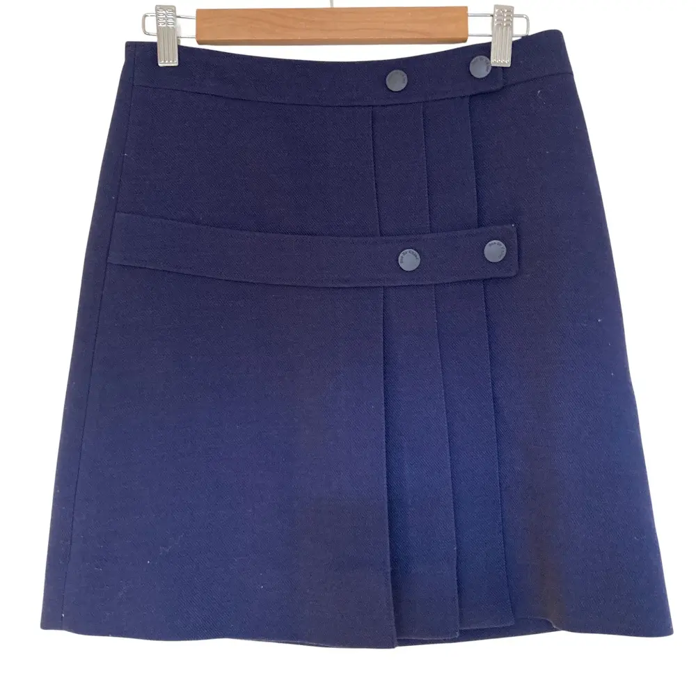 Pre-owned Chloé Other Small Leather Goods See By Chloe Front Pleated Mini Skirt