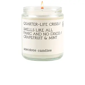 Anecdote Candles Quarter Life Crisis Glass Jar Candle