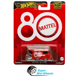Hot Wheels Premium Pop Culture 80TH Anniversary Kool Kombi Red
