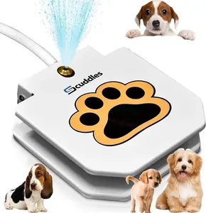 Scuddles Dog Water Fountain Dog Sprinkler for Large Or Small Dog Bowl Alternative Pet Water Fountain Dog Drinking Fountain