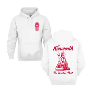 Kenworth Hoodie, Classic Logo & “The World’s Best” Semi-Truck Graphic, Premium Cotton Blend Fabric, Comfortable Unisex Fit, Perfect Gift for Truck Drivers & Big Rig Fans