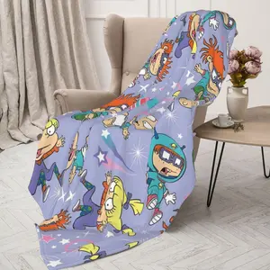 FRANALA Anime Blanket - Lightweight Flannel Throw For Sofa, Bed, Travel, Camping, Living Room, Office, Couch, Chair, And Bed Soft And Warm Flannel Fabric, Gifts For Family Or Friends