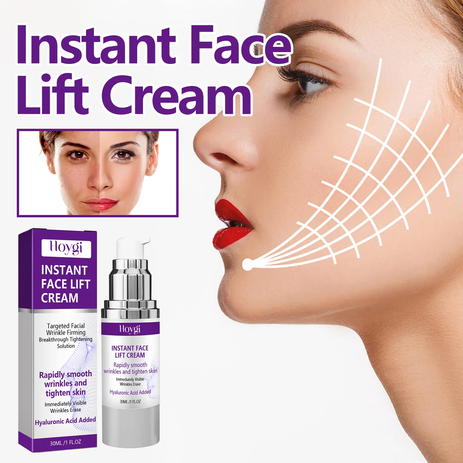 Face Firming Cream | Anti Aging Hydrating Moisturizer | Skin Tightening Facial Cream Helps Reduce the Appearance of Fine Lines & Wrinkles/Face Firming Cream | Anti Aging Moisturizer | Hydrating Facial Cream