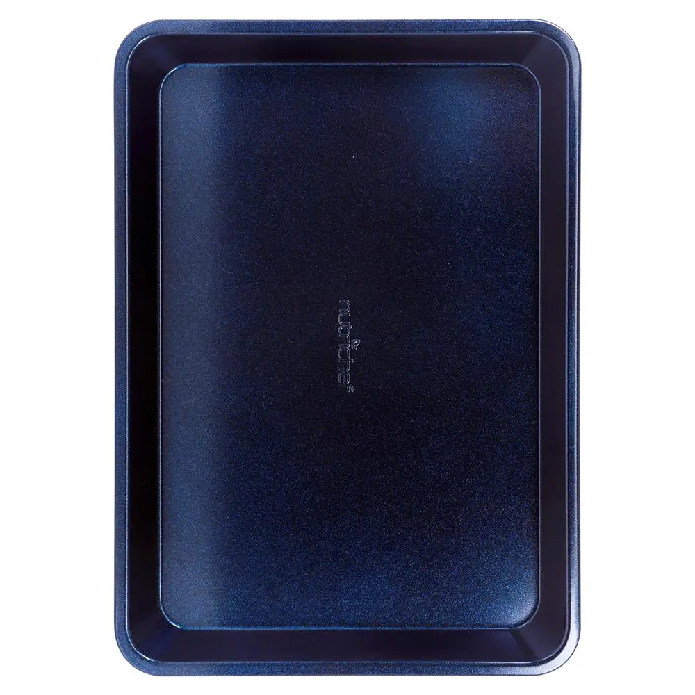 Bakeware Cookie Sheet Baking Tray – 13.4" x 9.6" | Non-Stick Carbon Steel Bakeware - Oven Safe, PFOA Free, Scratch Resistant, Even Heat Distribution & Dishwasher Safe Baking Sheet - For Home Baking, Serving & Food Prep - Everyday Kitchen Essentials