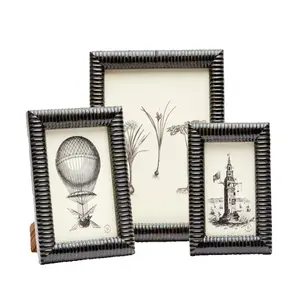 Metz Black Horn Picture Frame in Three Different Sizes