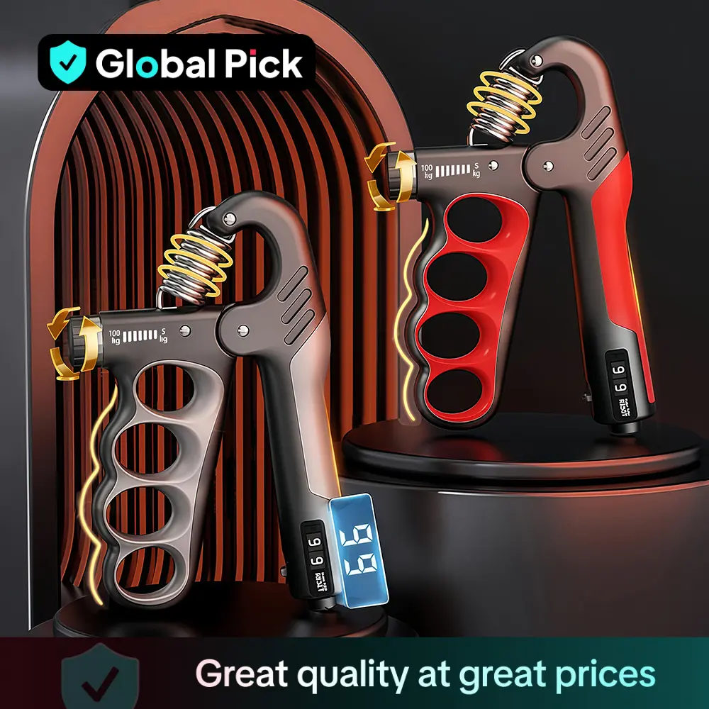 Adjustable Hand Grip Strength Trainer, 1 Count 5-100kg Hand Grip Strengthener with LCD Display, Hand Strengthening Training Equipment for Home Gym Wor